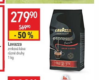 Lavazza zrnková káva