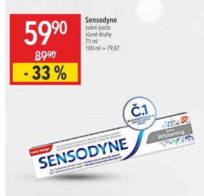 Sensodyne zubní pasta