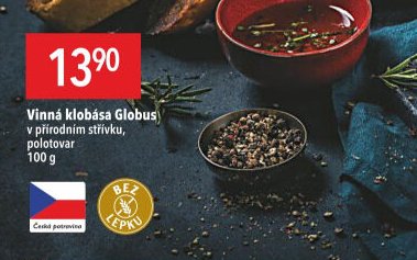 Vinná klobása Globus