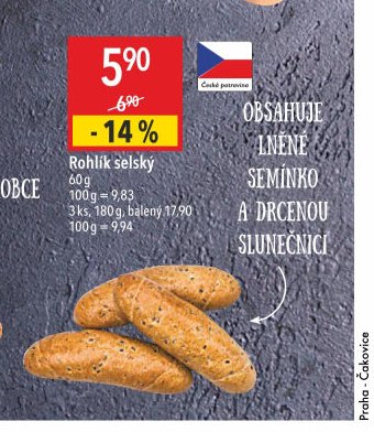 Rohlík selský