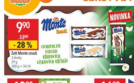 Zott Monte snack