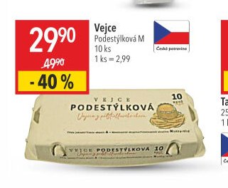 Vejce Podestýlková M