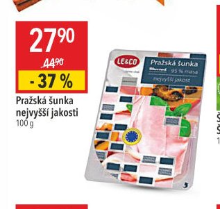 Pražská šunka nejvyšší jakosti