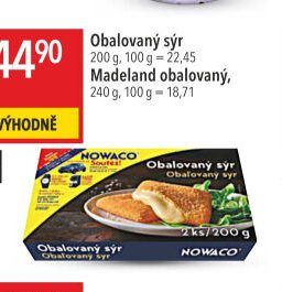 Obalovaný sýr, Madeland obalovaný