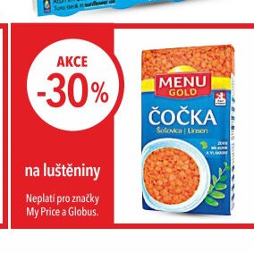 Menu Gold Čočka