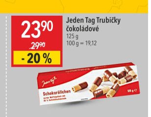 Jeden Tag Trubičky čokoládové