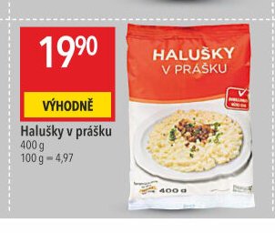Halušky v prášku
