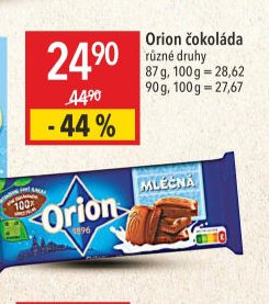 Orion čokoláda