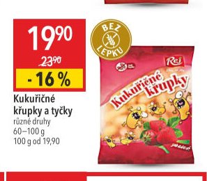Kukuřičné křupky a tyčky