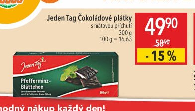 Jeden Tag Čokoládové plátky