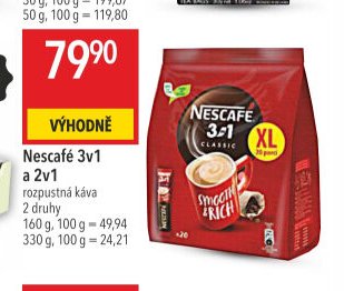 Nescafé 3v1 a 2v1