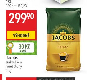 Jacobs zrnková káva