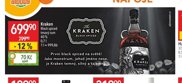 Kraken Black spiced