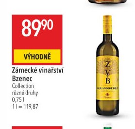 Zámecké vinařství Bzenec Collection