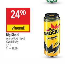 Big Shock energetický nápoj