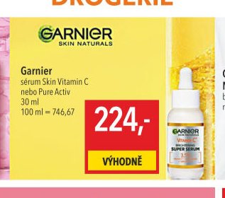 Garnier sérum Skin Vitamin C nebo Pure Activ