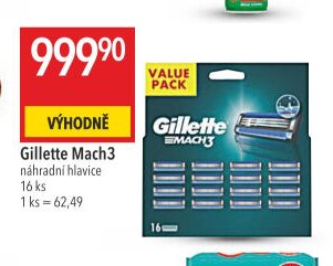 Gillette Mach3 náhradní hlavice