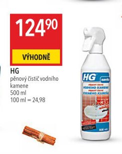 HG pěnový čistič vodního kamene