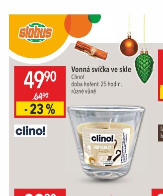 Vonná svíčka ve skle Clino!