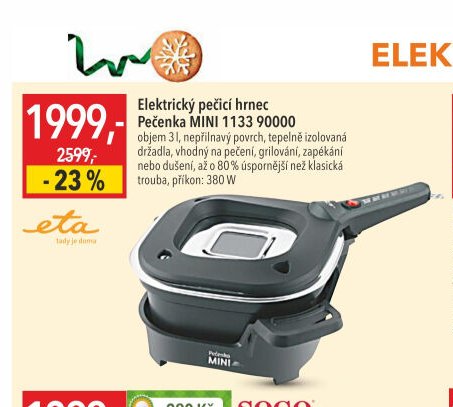 Elektrický pečicí hrnec Pečenka MINI 1133 90000