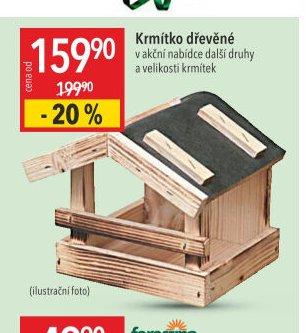 Krmítko dřevěné
