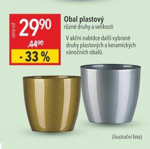 Obal plastový