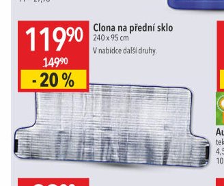 Clona na přední sklo
