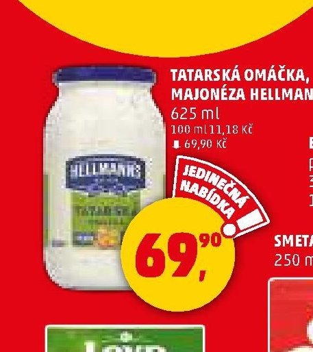 Tatarská omáčka, Majonéza Hellmann's