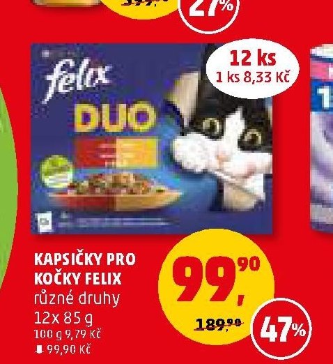 Kapsičky pro kočky Felix