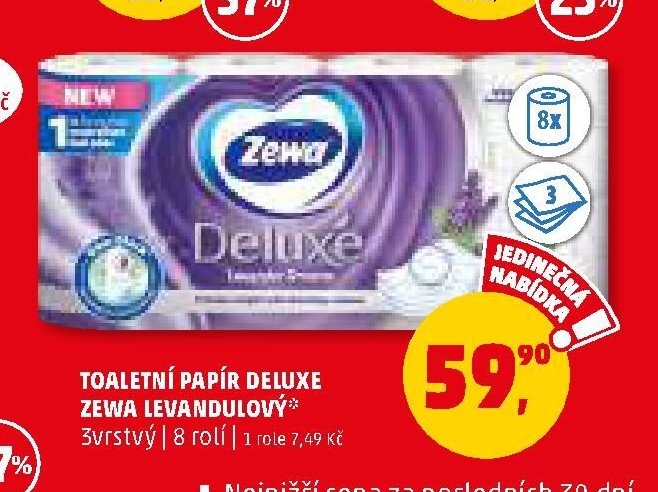 Toaletní papír Zewa Deluxe
