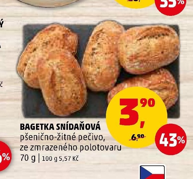 BAGETKA SNÍDAŇOVÁ