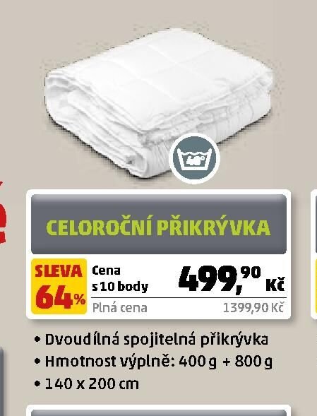 CELOROČNÍ PŘIKRÝVKA