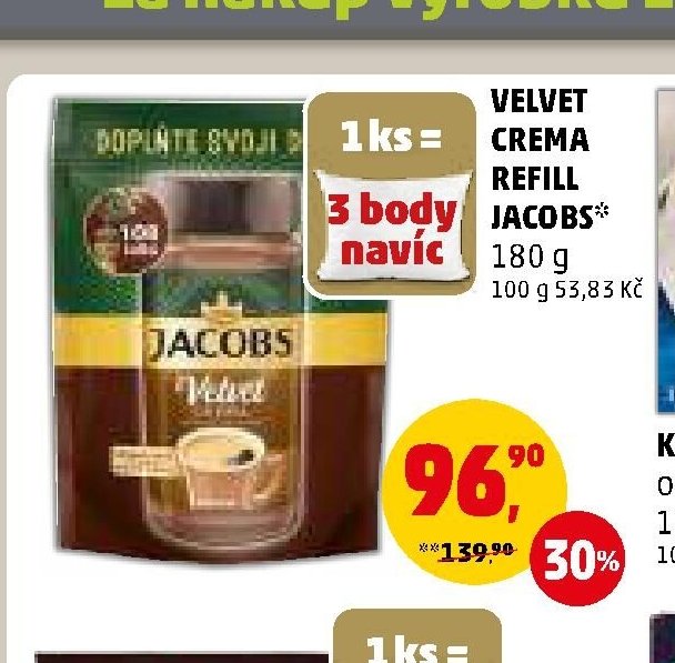 VELVET CREMA REFILL JACOBS