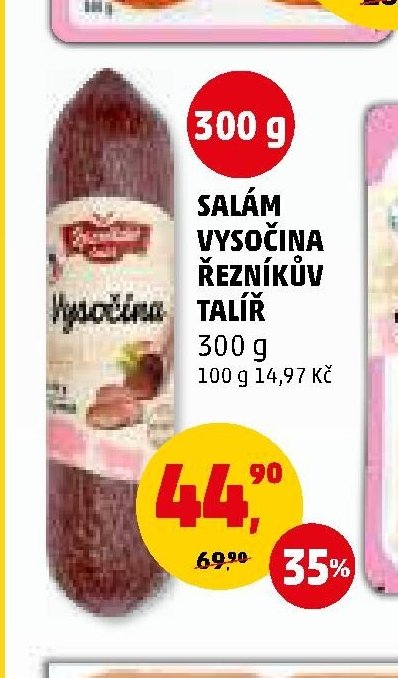 SALÁM VYSOČINA ŘEZNÍKŮV TALÍŘ