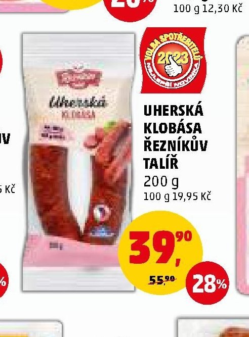 UHERSKÁ KLOBÁSA ŘEZNÍKŮV TALÍŘ