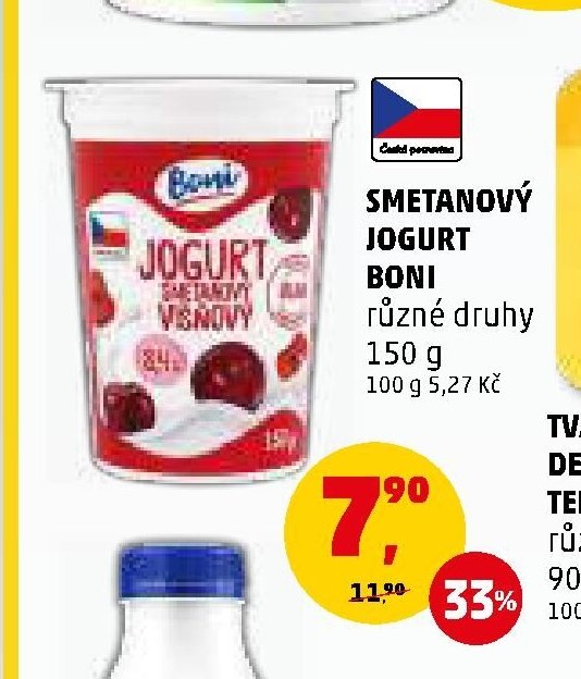 Smetanový jogurt Boni
