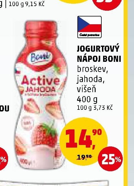 Jogurtový nápoj Boni