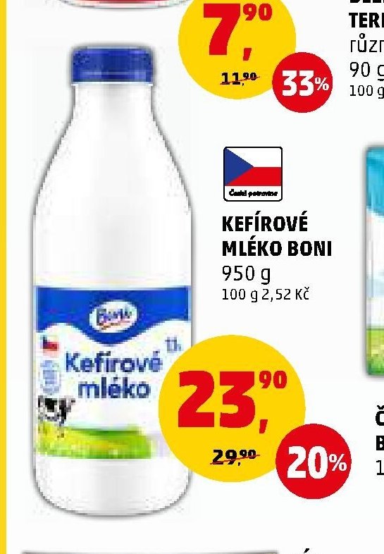 Kefírové mléko Boni