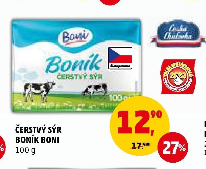 Čerstvý sýr Boník Boni
