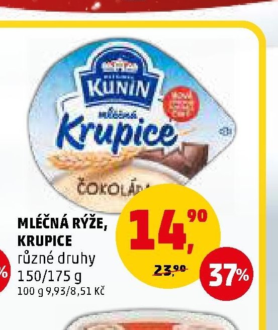 MLÉČNÁ RÝŽE, KRUPICE