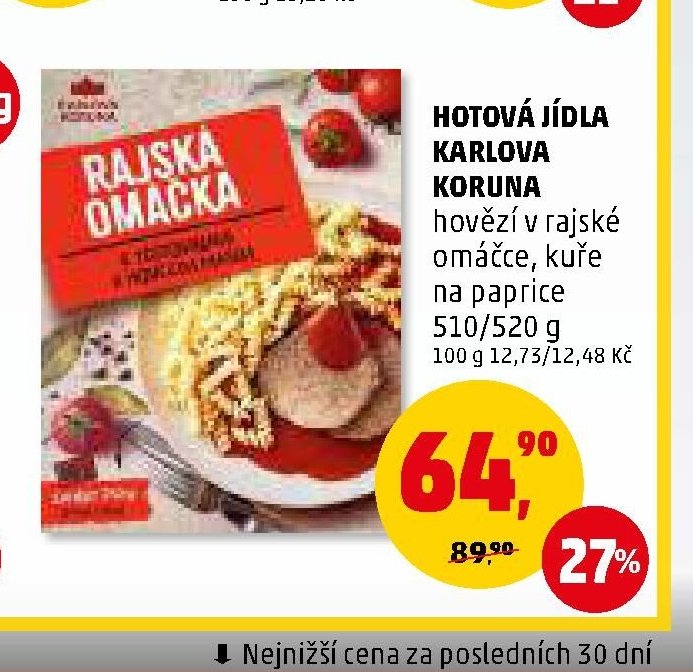 HOTOVÁ JÍDLA KARLOVA KORUNA