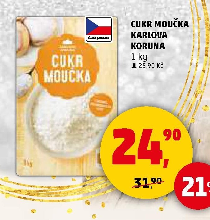 Cukr moučka Karlova Koruna