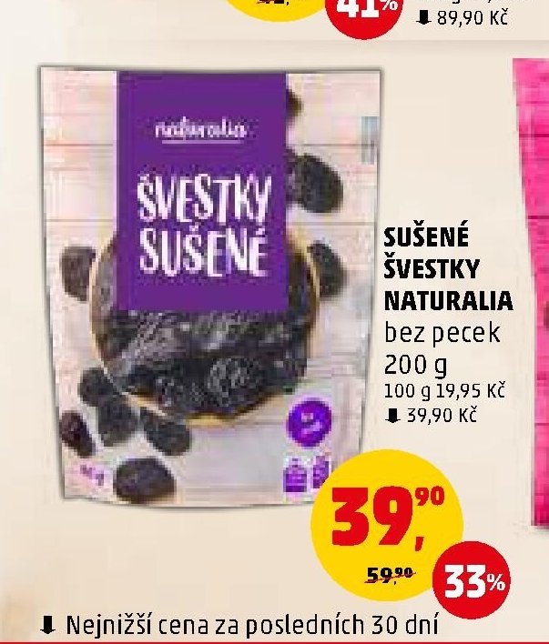 Sušené švestky Naturalia