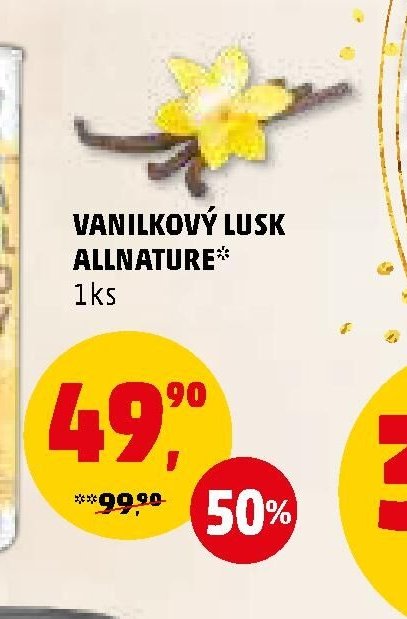 VANILKOVÝ LUSK ALLNATURE