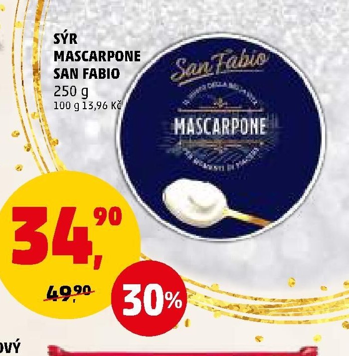 SÝR MASCARPONE SAN FABIO