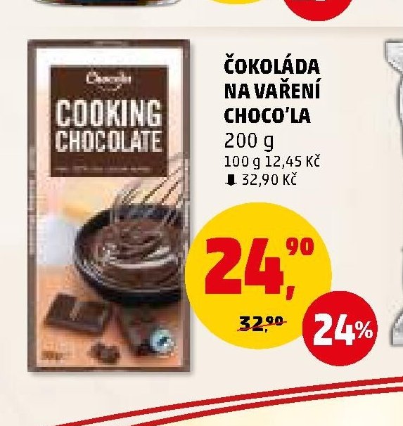 ČOKOLÁDA NA VAŘENÍ CHOCO'LA