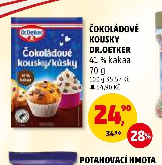 ČOKOLÁDOVÉ KOUSKY DR.OETKER