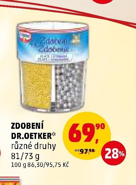 ZDOBENÍ DR.OETKER různé druhy