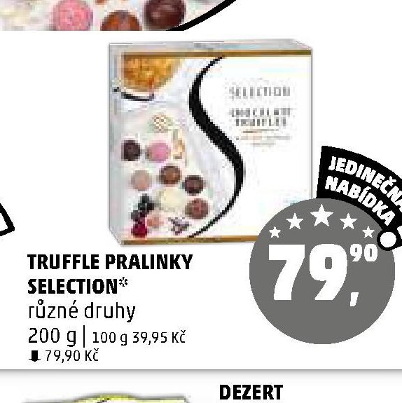 TRUFFLE PRALINKY SELECTION