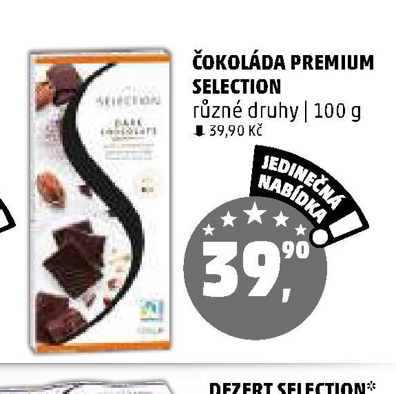 ČOKOLÁDA PREMIUM SELECTION